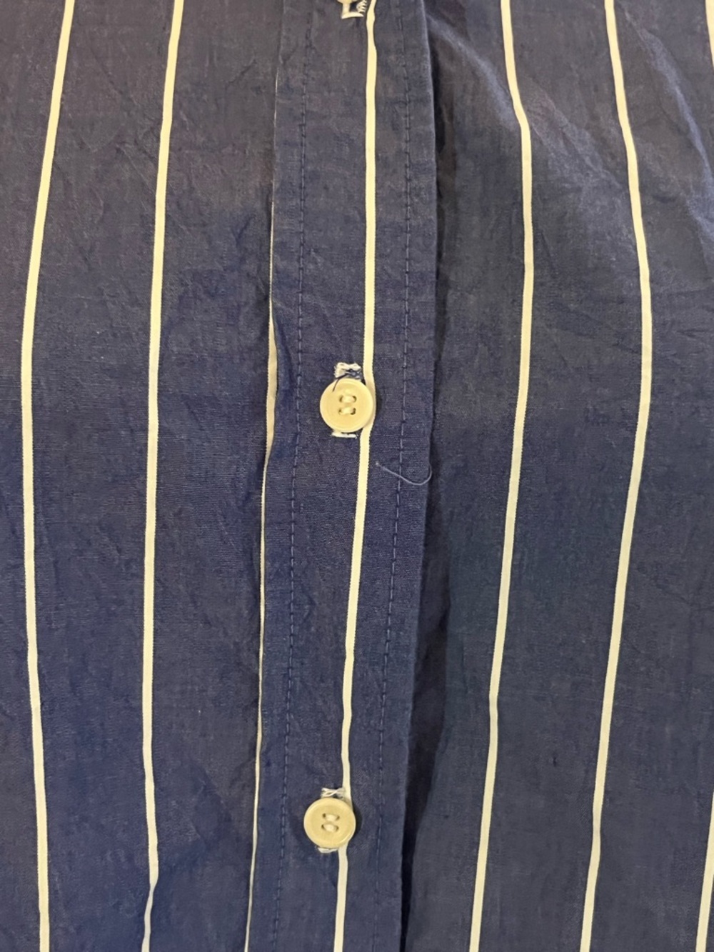 Fabiana Pigna Blue & White Striped Top size Small ( Luxurious Brand ) - Picture 5 of 8